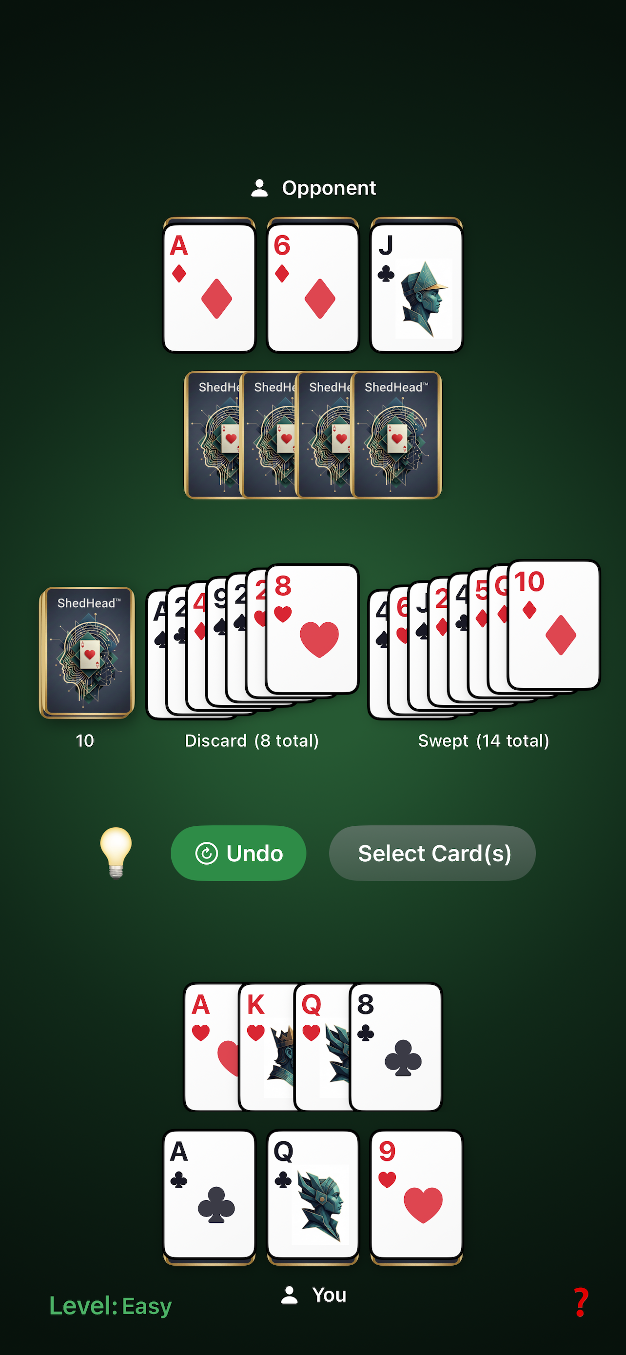 ShedHead custom settings screenshot