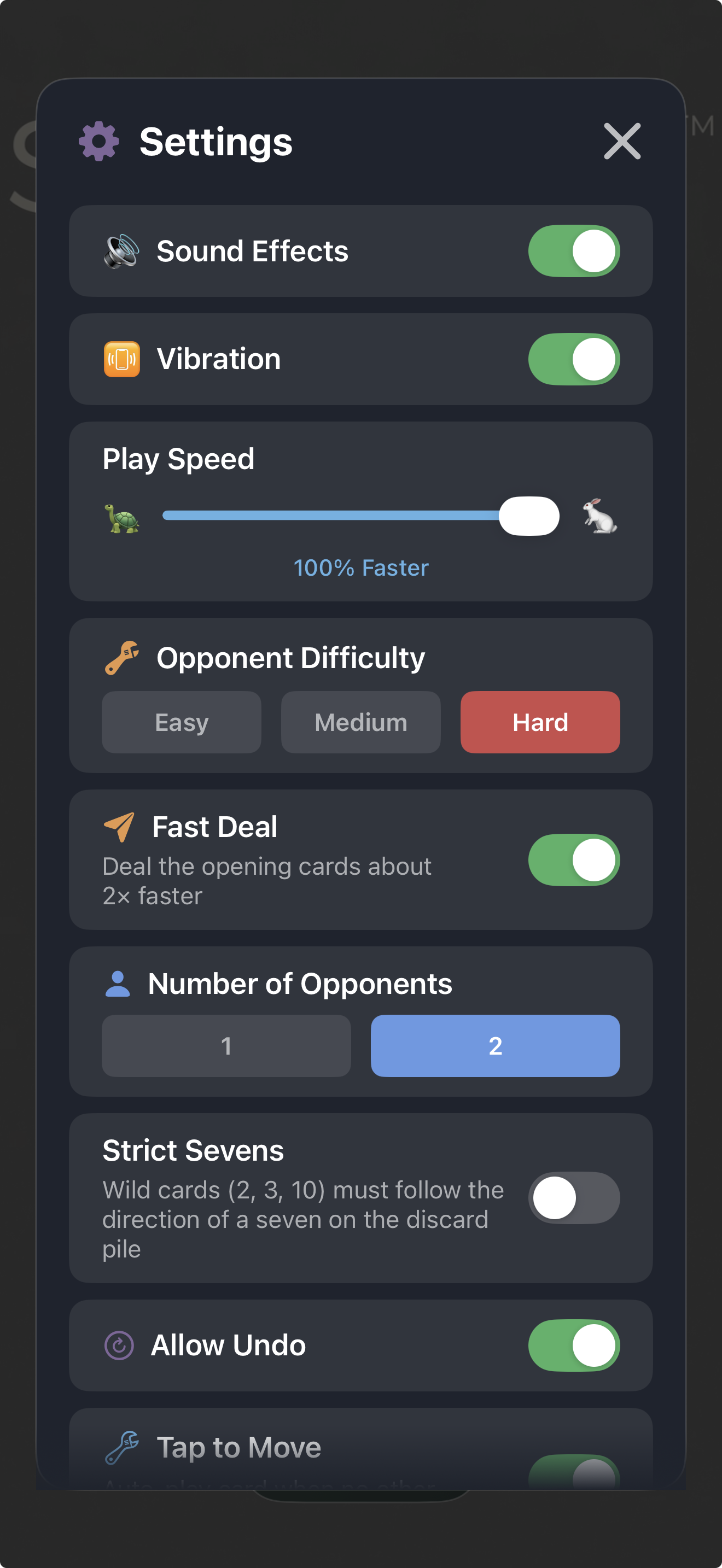 ShedHead end game score board screenshot